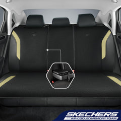 Skechers beige full seat set enhances interior style and protection