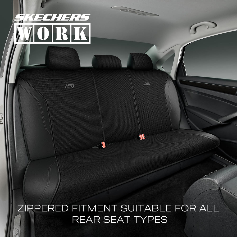 Skechers car-seat cover delivering cushioned comfort on the driver's seat