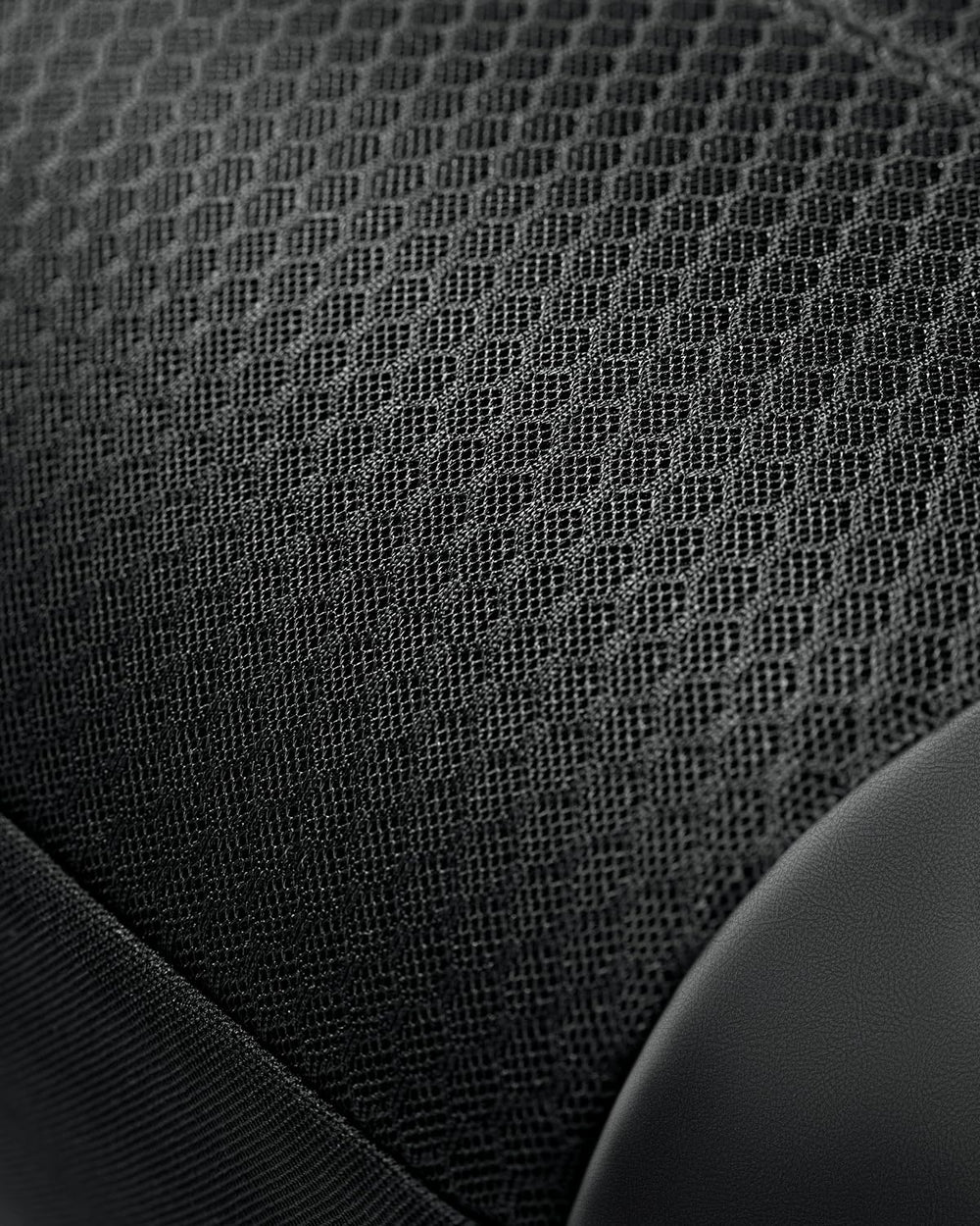 Skechers leather fabric seat cover adds premium feel and cooling texture