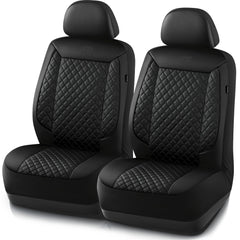 Skechers luxury faux leather seat cover on front seat for premium protection