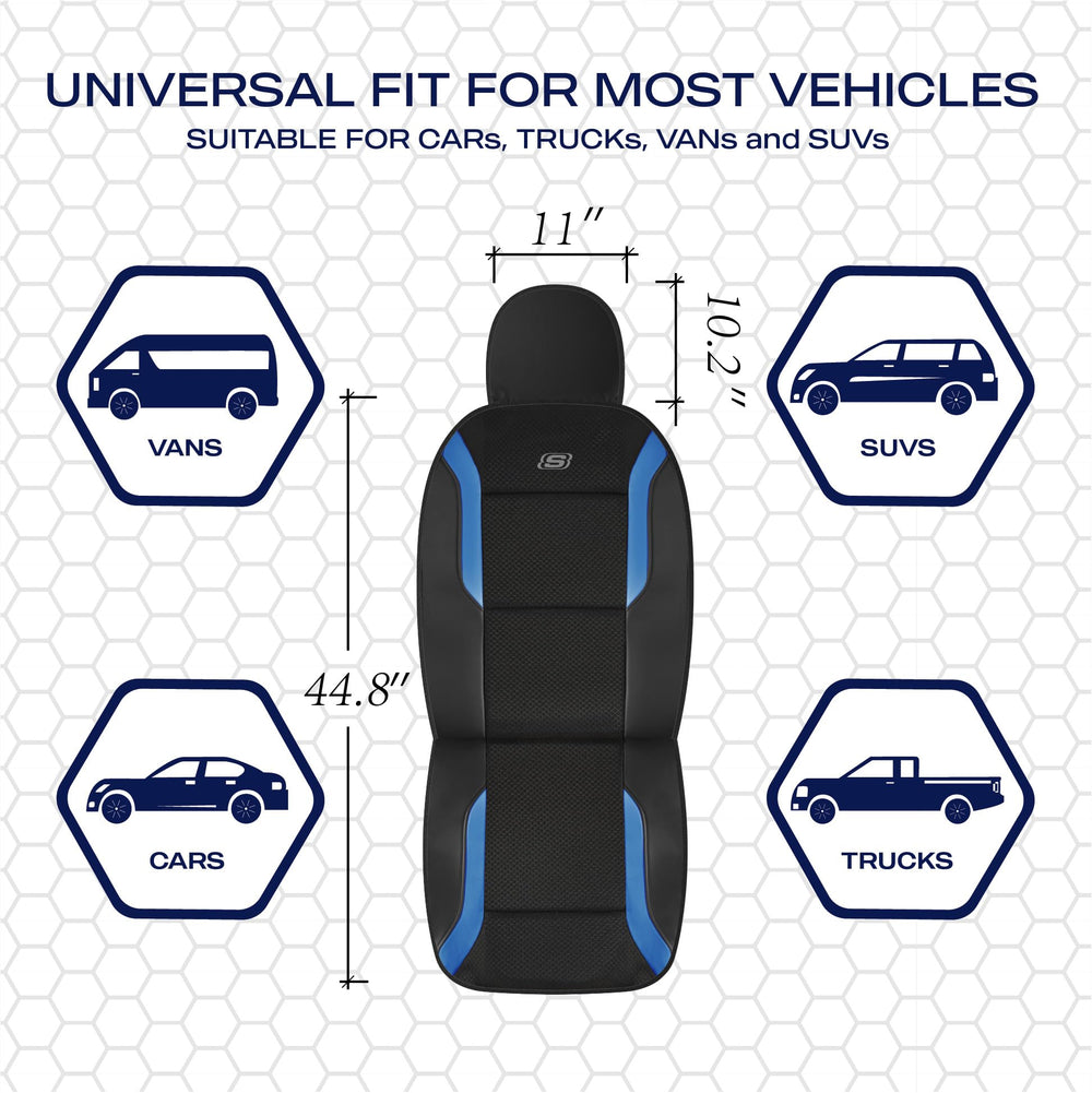 Skechers memory foam contour supports your seating posture on long drives