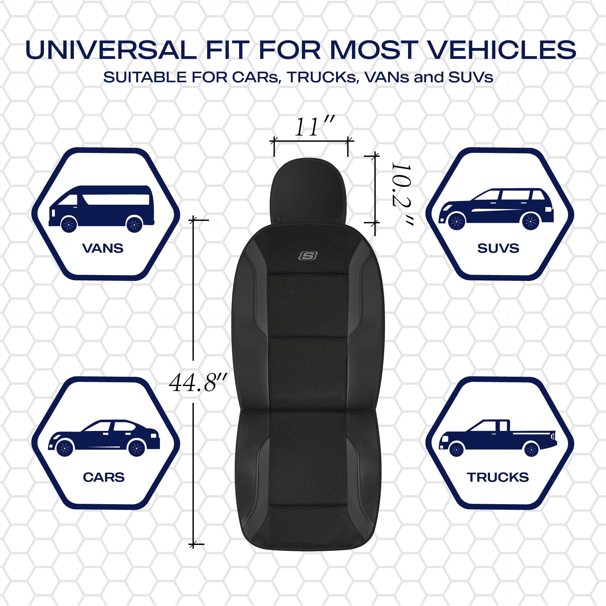 Skechers memory foam contour support for long drives.