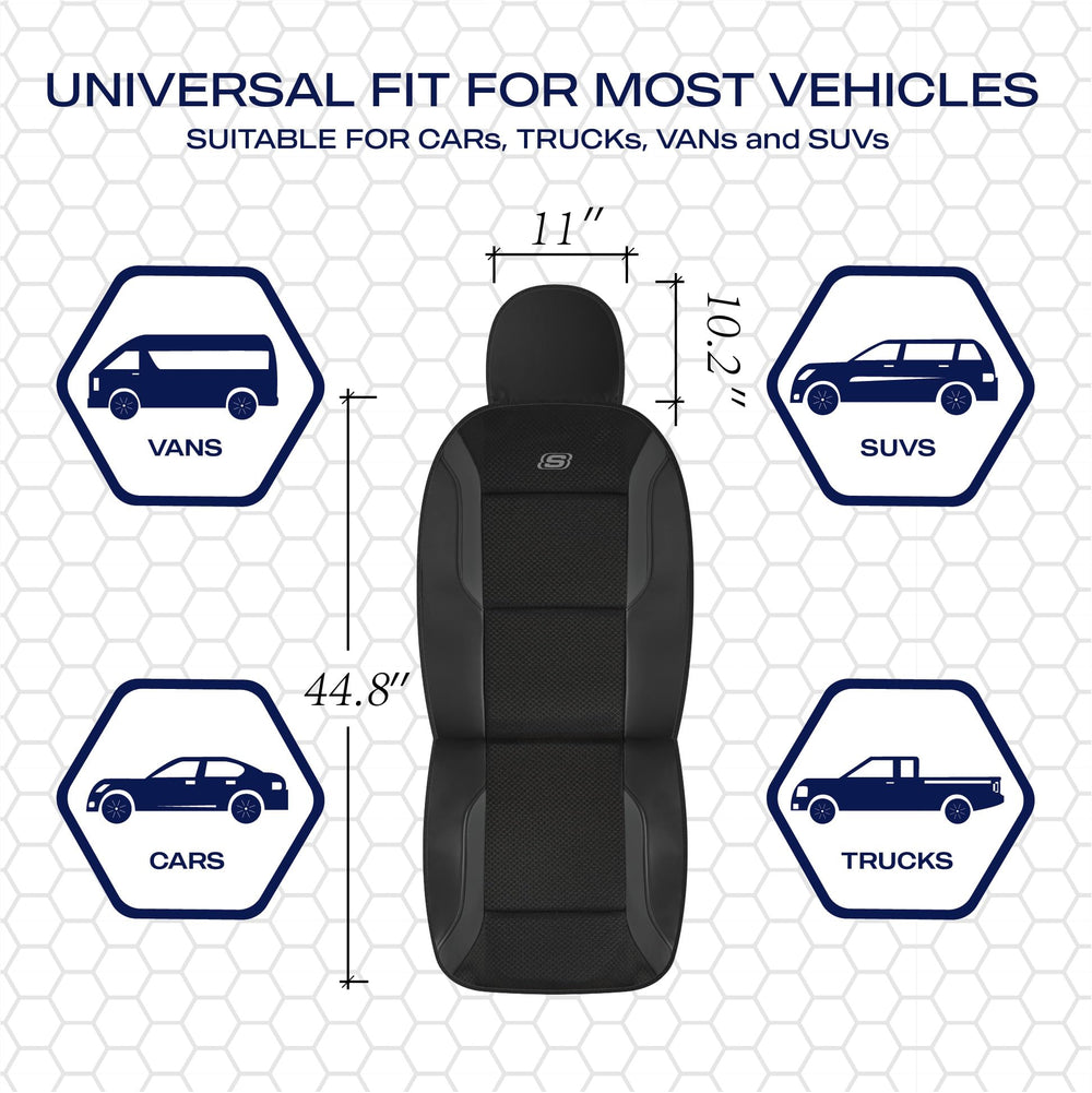 Skechers memory foam contour support for long drives.