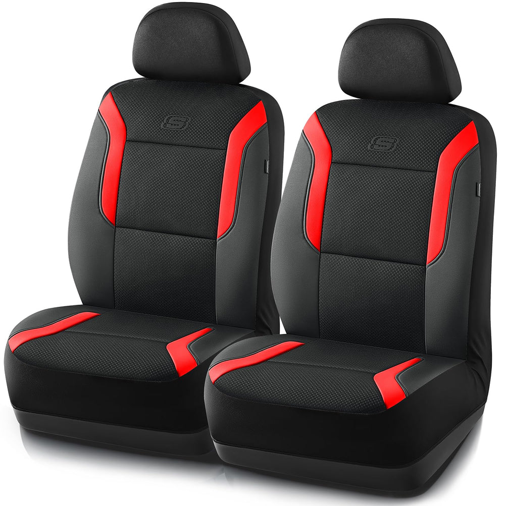 Skechers memory foam seat cover breathable air cool mesh improves airflow