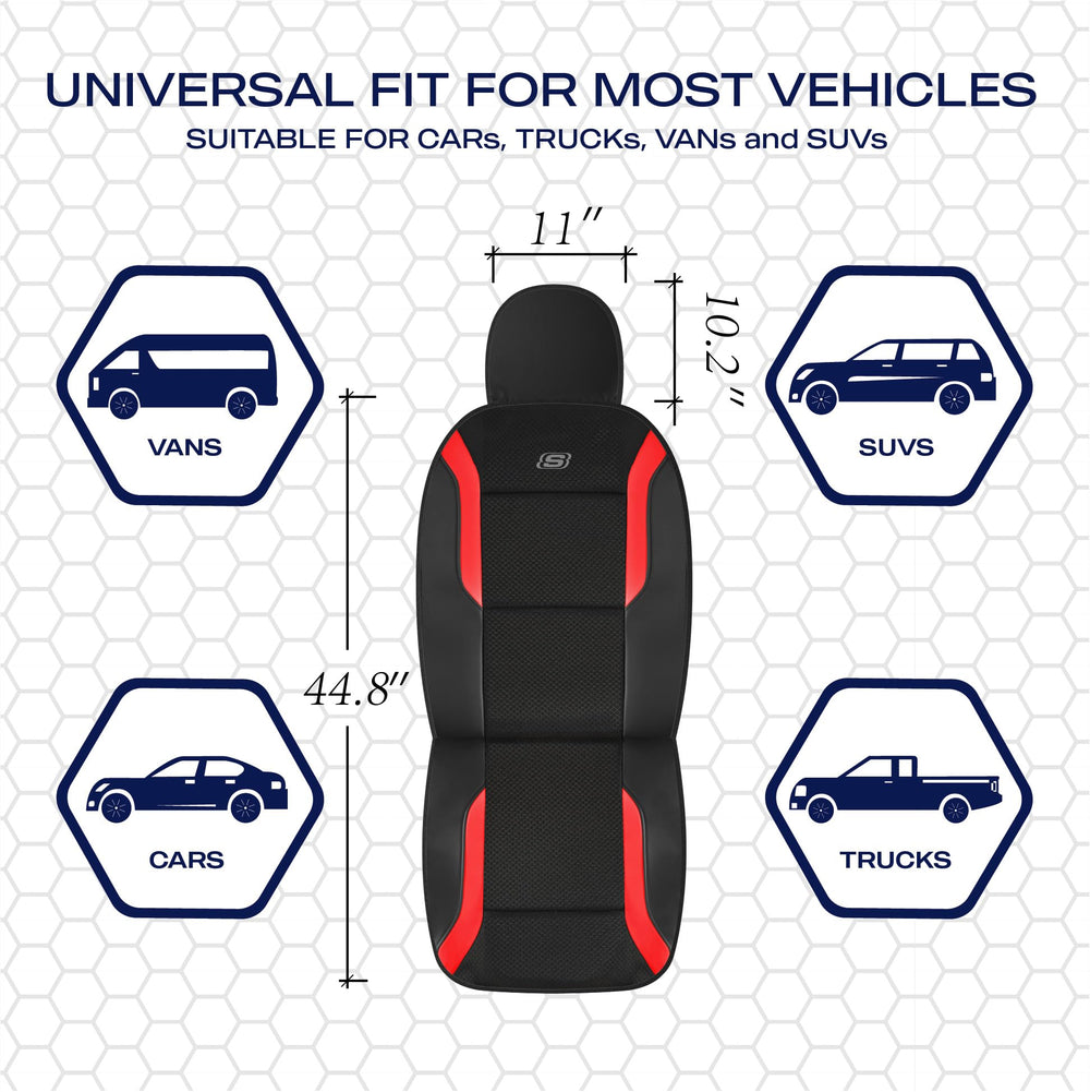 Skechers memory foam seat cover interior-protection keeps seats looking new