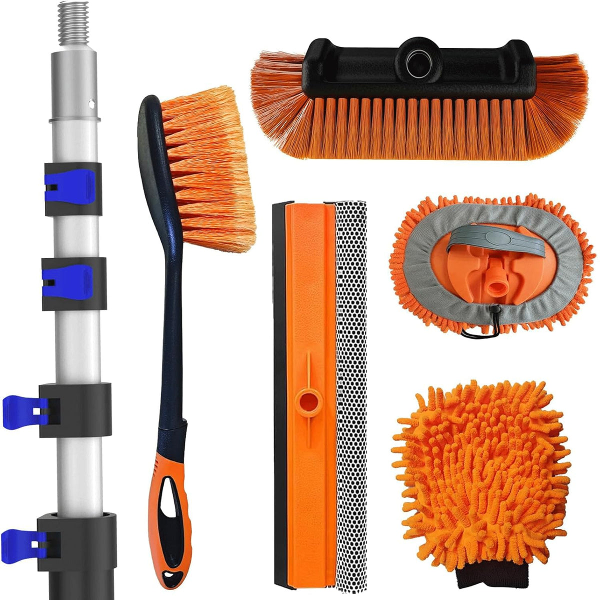 SKGPOLE 26ft reach extended pole enabling clean access to hard to reach areas