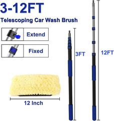 SKGPOLE aluminium telescopic pole demonstrates sturdy, adjustable length