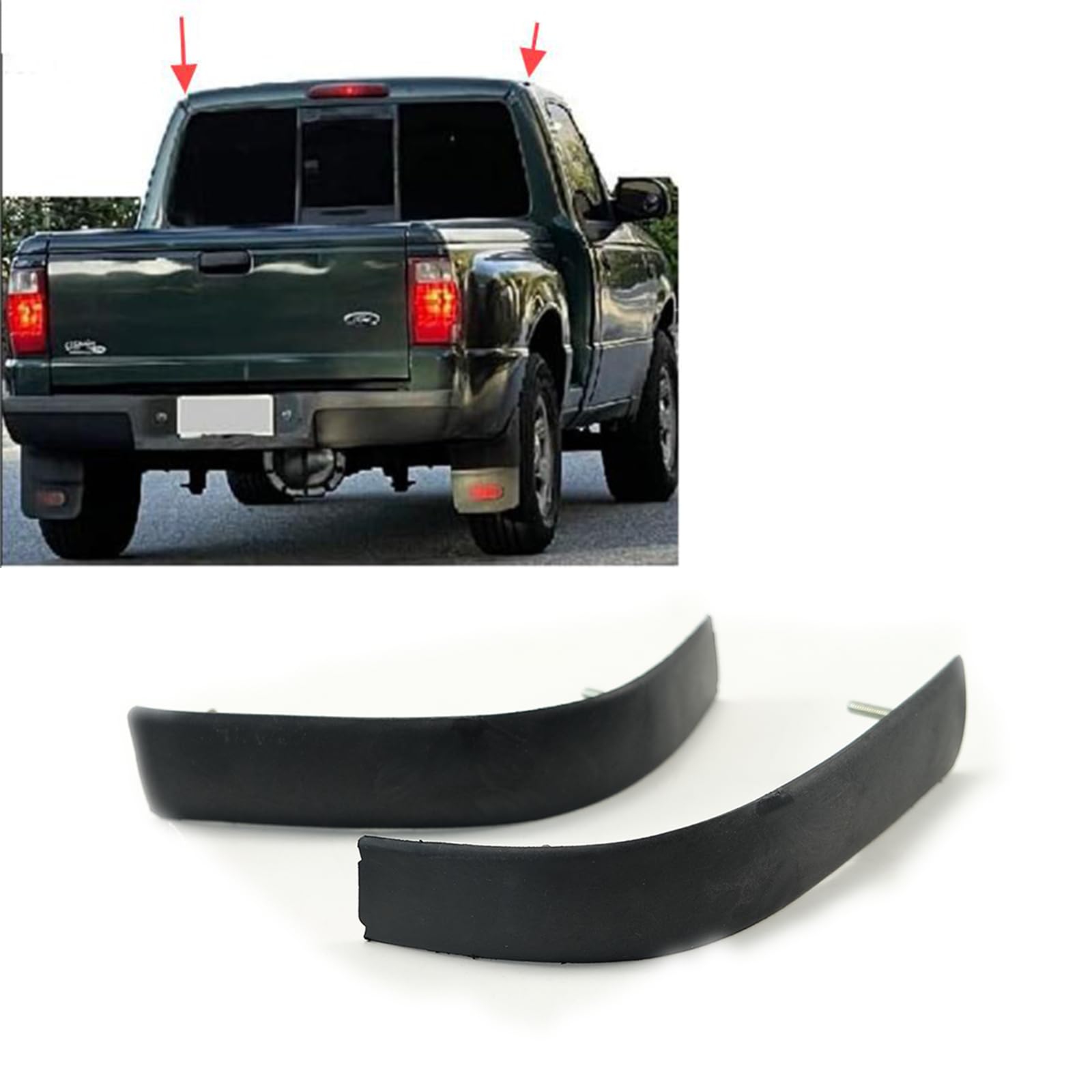 SKKYORO Ford Ranger left driver-side roof molding enhances protection and sporty look.