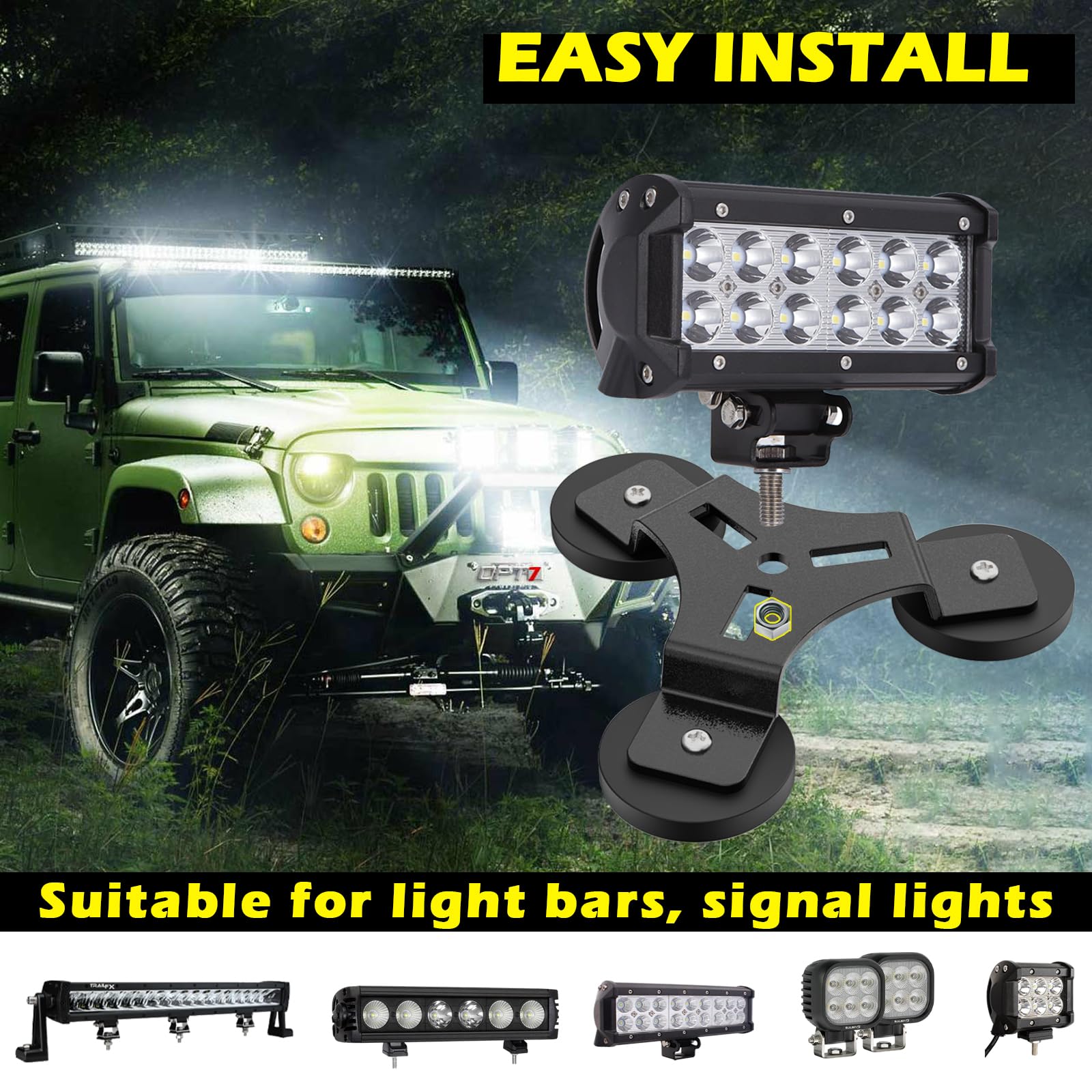 SKNOOY easy no-drill installation for flexible vehicle lighting setups