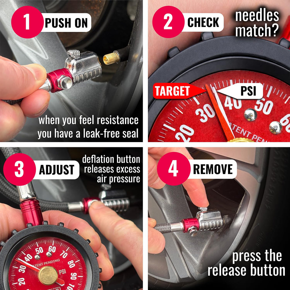 SKÖG RatchetSeal quick-connect simplifies valve access during tire checks.