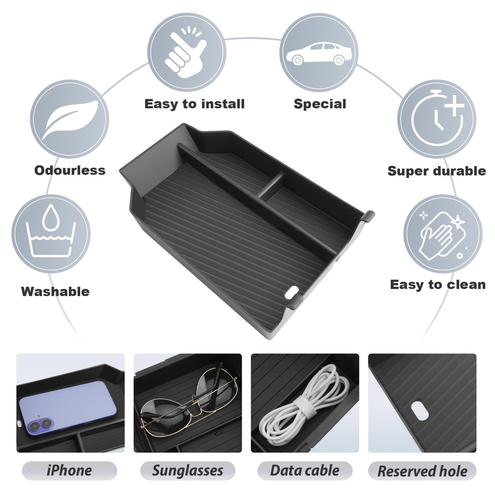 SKTU X3 storage solution for coins, cards, sunglasses, and more