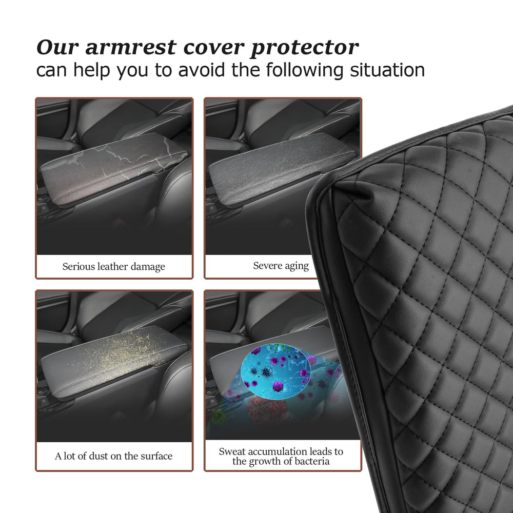 SKTU Camry armrest soft material provides comfort on long drives.
