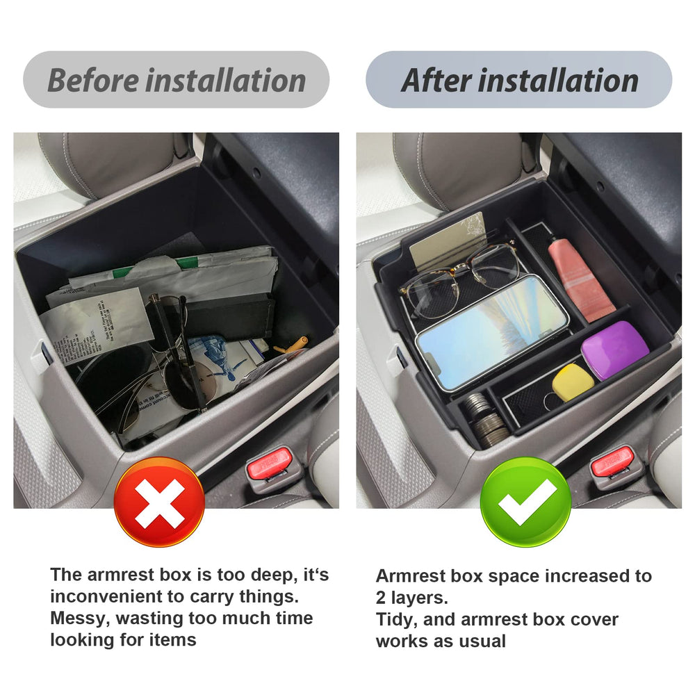 SKTU Carnival center console organizer easy-install requires no modification