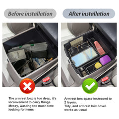 SKTU Carnival center console organizer easy-install requires no modification