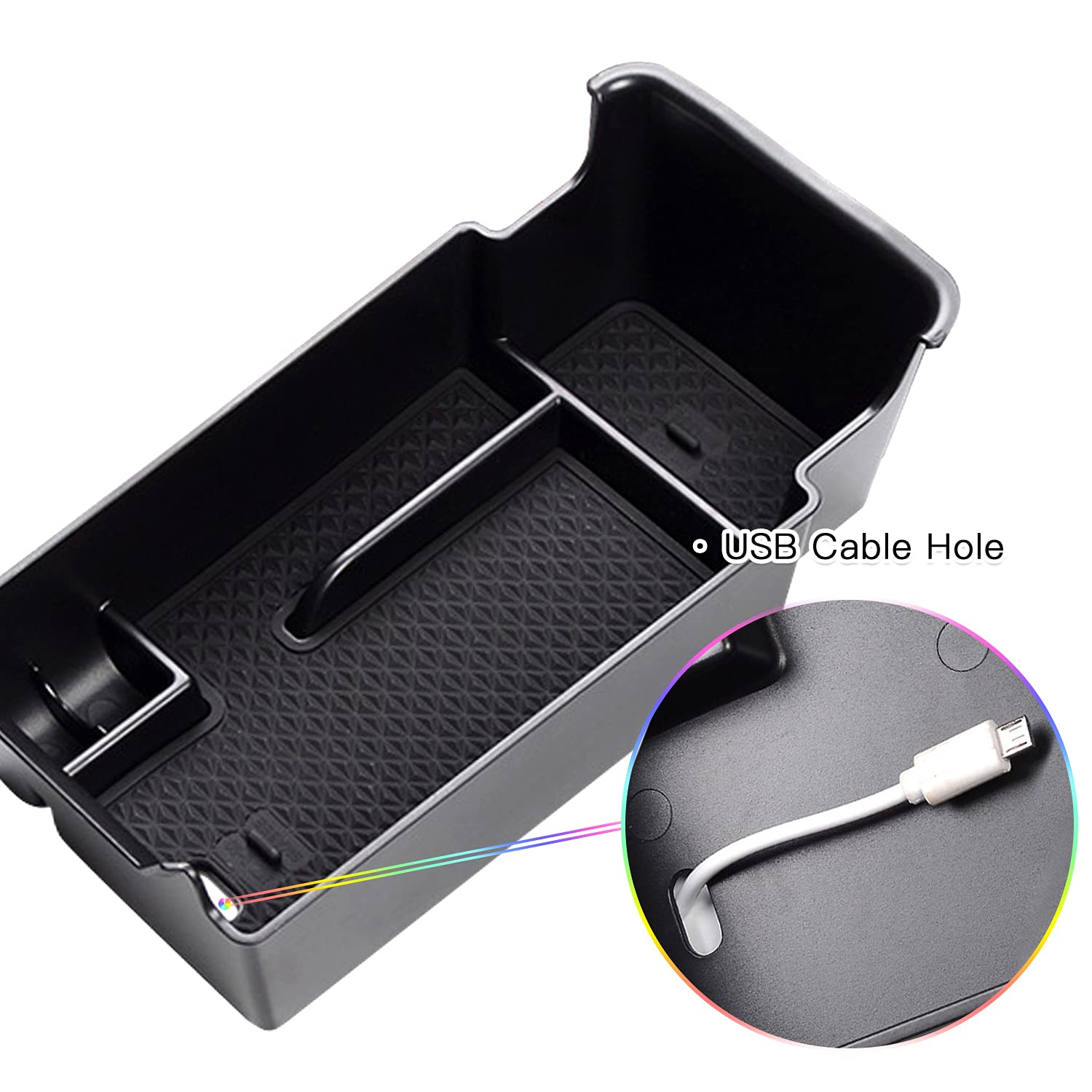 SKTU Envision console organizer exact fitment minimizes the need for modifications.