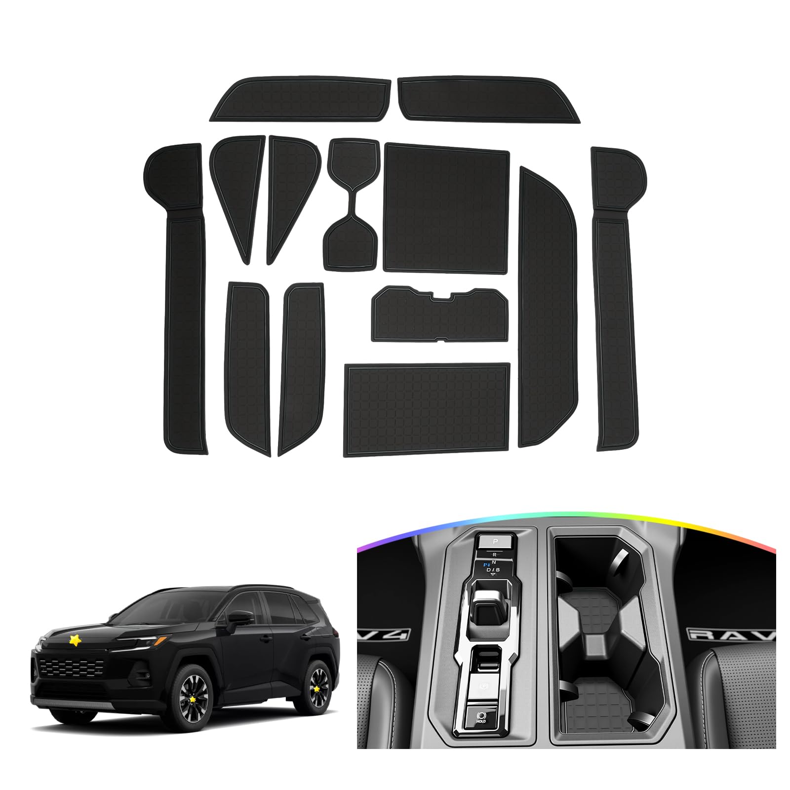 SKTU floor and pocket liners for 2026 RAV4 keeps cabin organized and clean