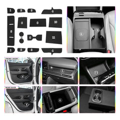 SKTU Tucson center console mat prevents items from shifting.