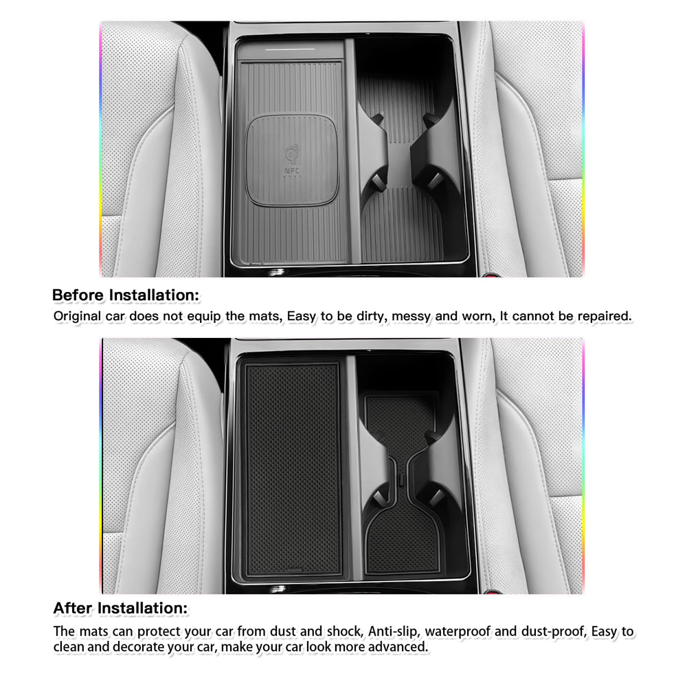 SKTU Tucson dash storage mat guards the dash area from scratches.