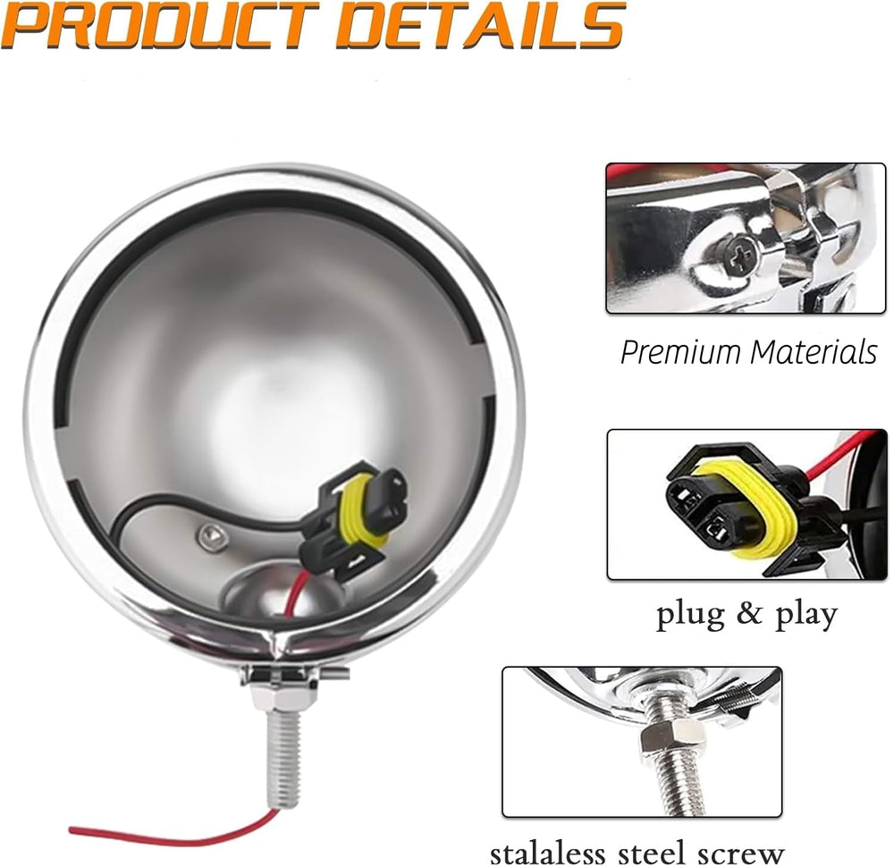 SKTYANTS sturdy metal housing design highlights a durable fog light for riders
