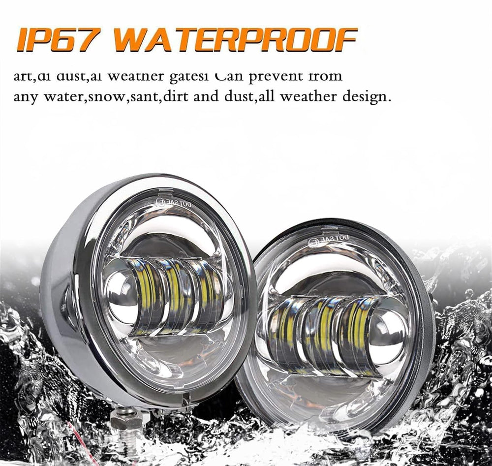 SKTYANTS waterproof LED fog light built for all-weather riding