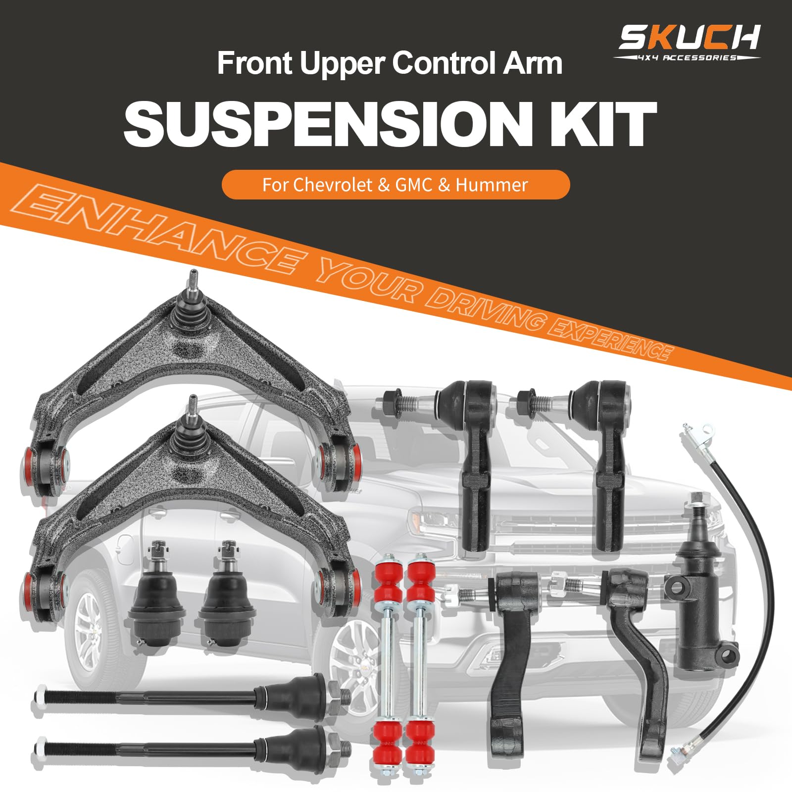 SKUCH 4X4 K620054 ball joints enhance steering precision under load