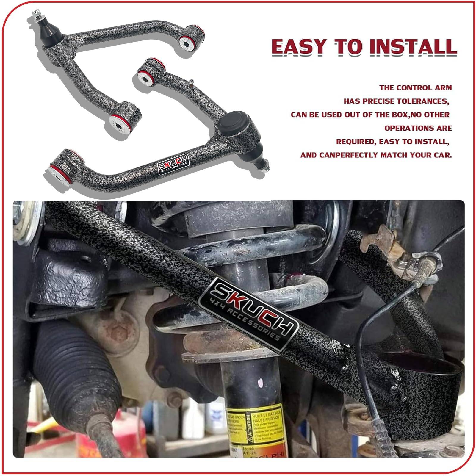 Installed on Silverado/Sierra, improves ride quality and control.