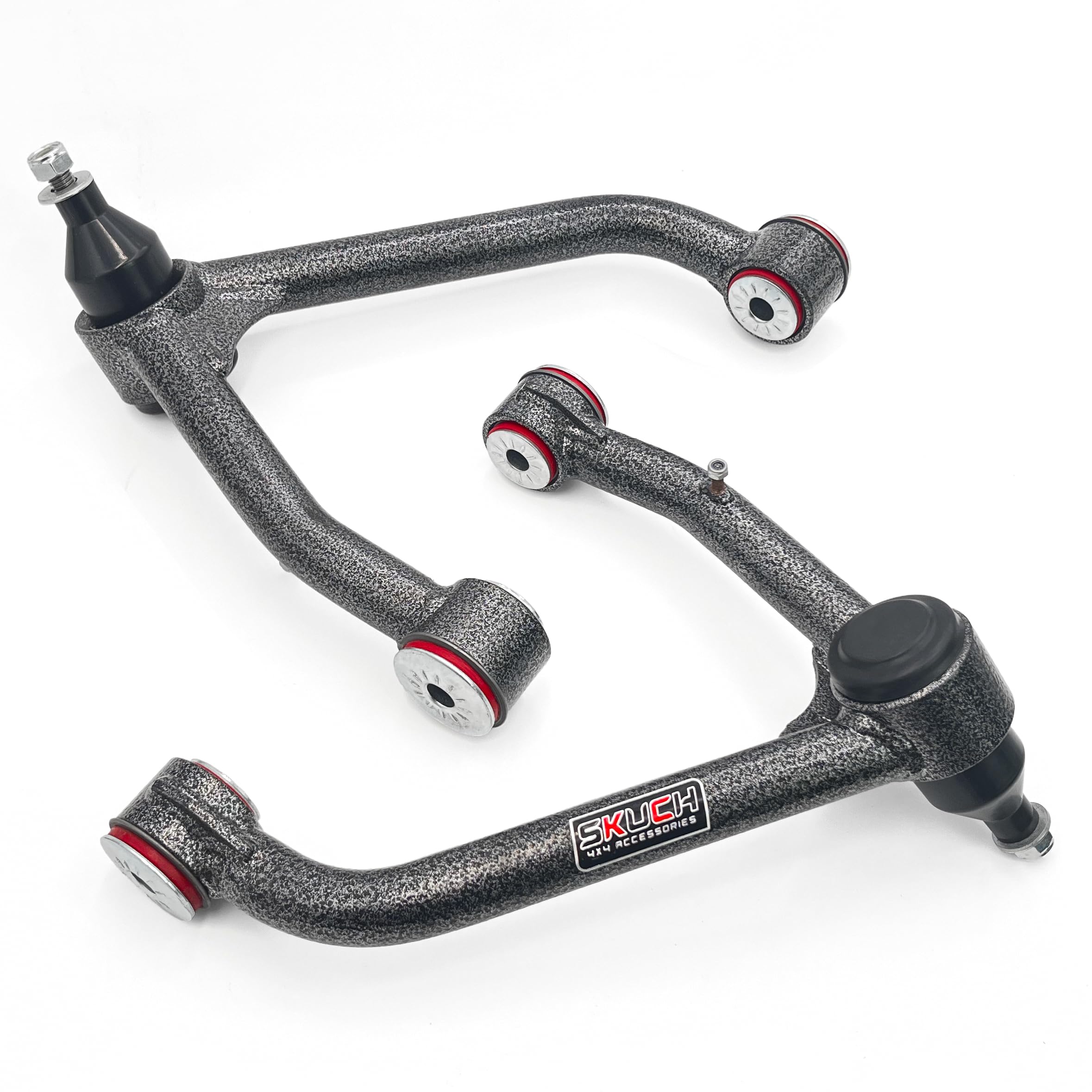 SKUCH 4X4 upper front control arm with ball joint for smoother steering.