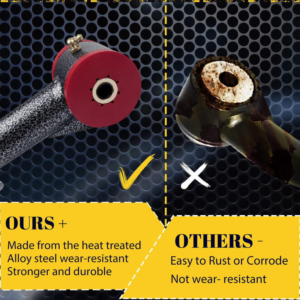 SKUCH 4X4 ball joint connection for smooth articulation on lifted rigs