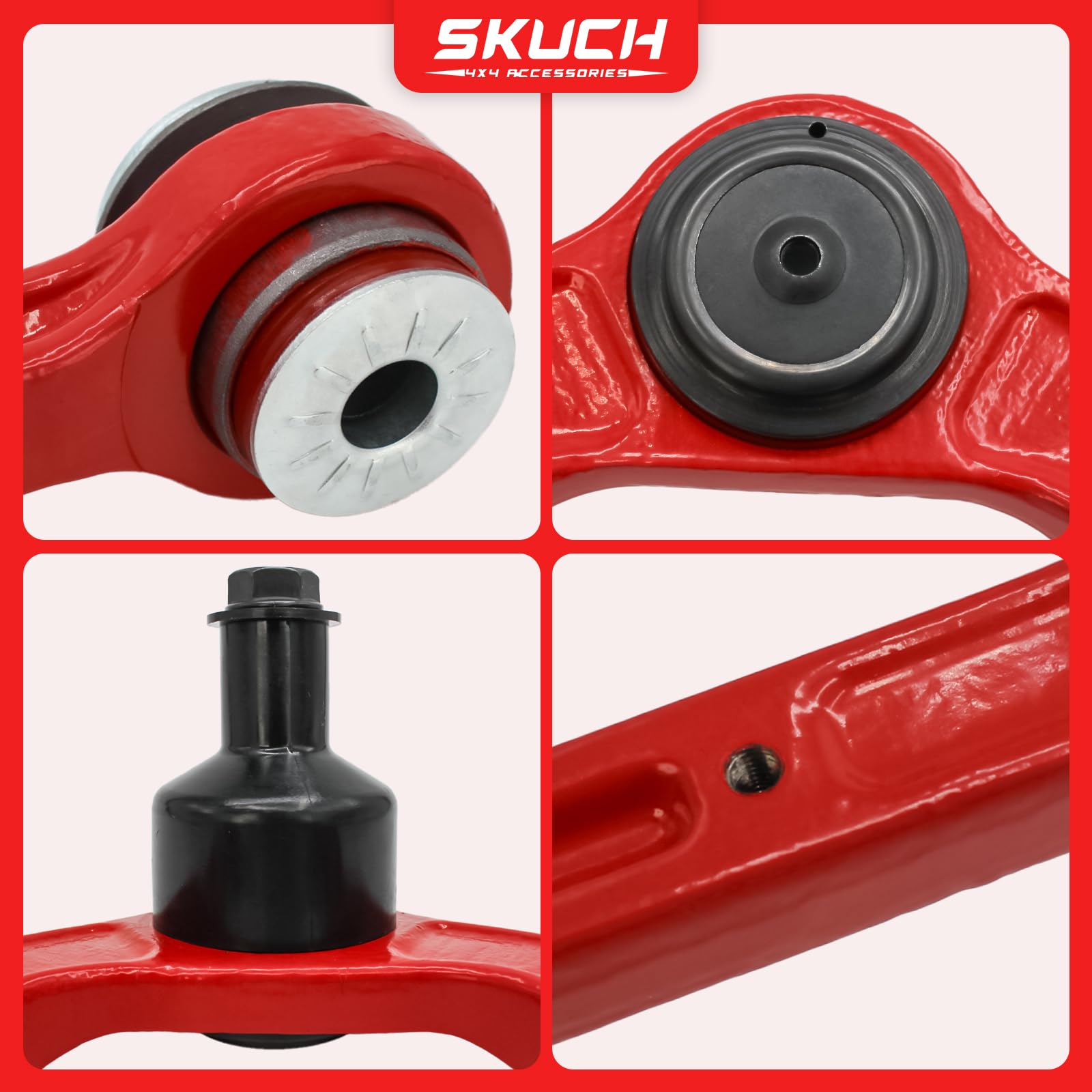 Vehicle with SKUCH kit installed illustrating improved handling and reduced vibration.