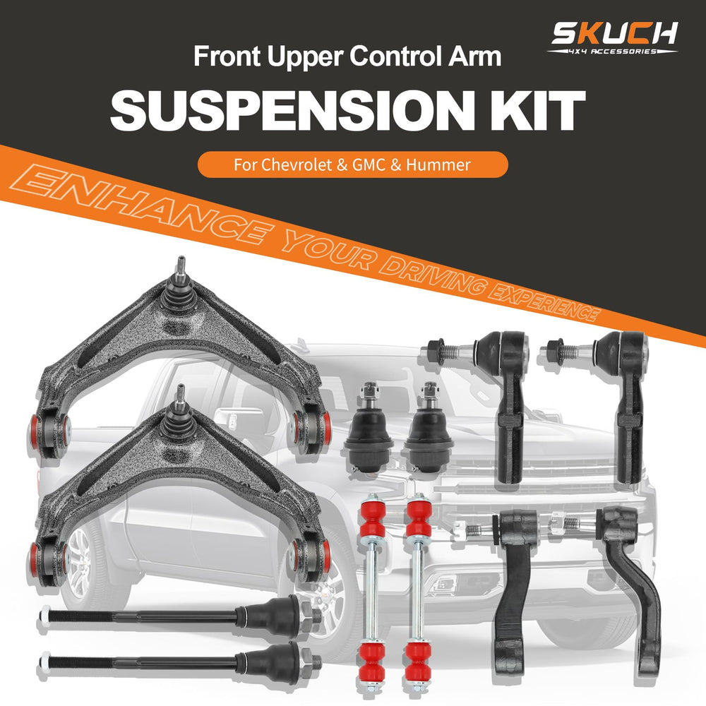 SKUCH 4X4 sway bar end link close-up for reduced body roll.