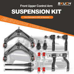SKUCH 4X4 sway bar end link close-up for reduced body roll.
