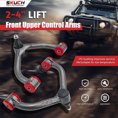 SKUCH 4X4 front upper control arm ball joint for Sierra 2500HD improves steering smoothness