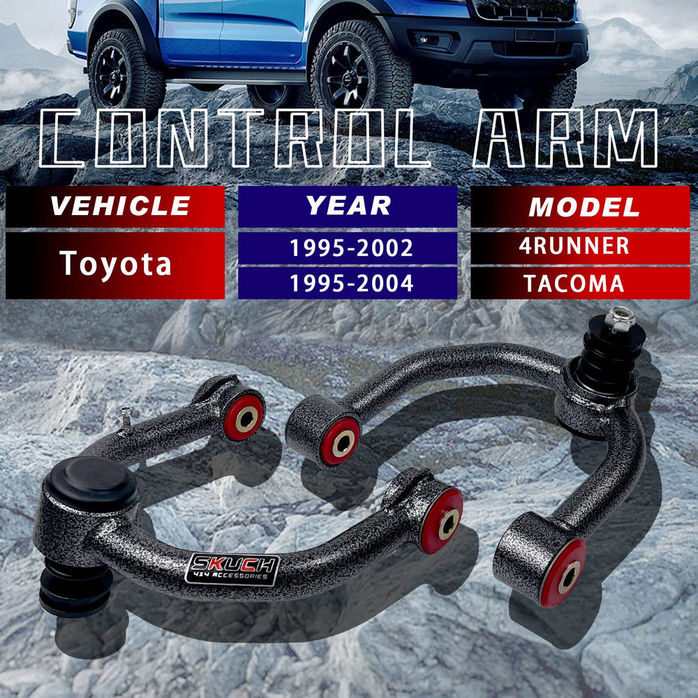 SKUCH 4x4 Front Upper Control Arm for Tacoma demonstrating compatibility and rugged build