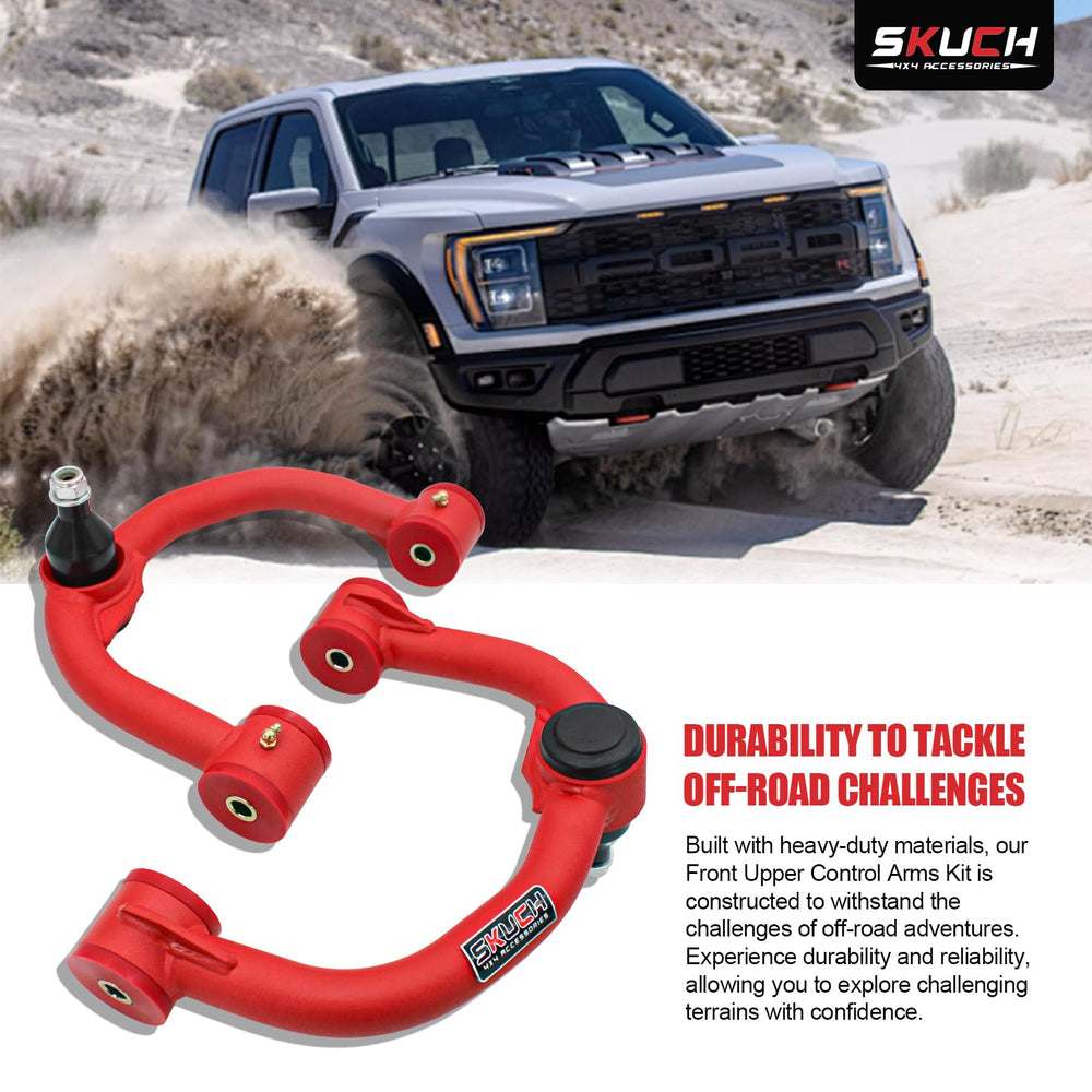 SKUCH 4X4 grease-injectable ball joints enable easy maintenance.