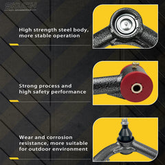 SKUCH 4X4 PU bushing detail highlights wear resistance in low temperatures