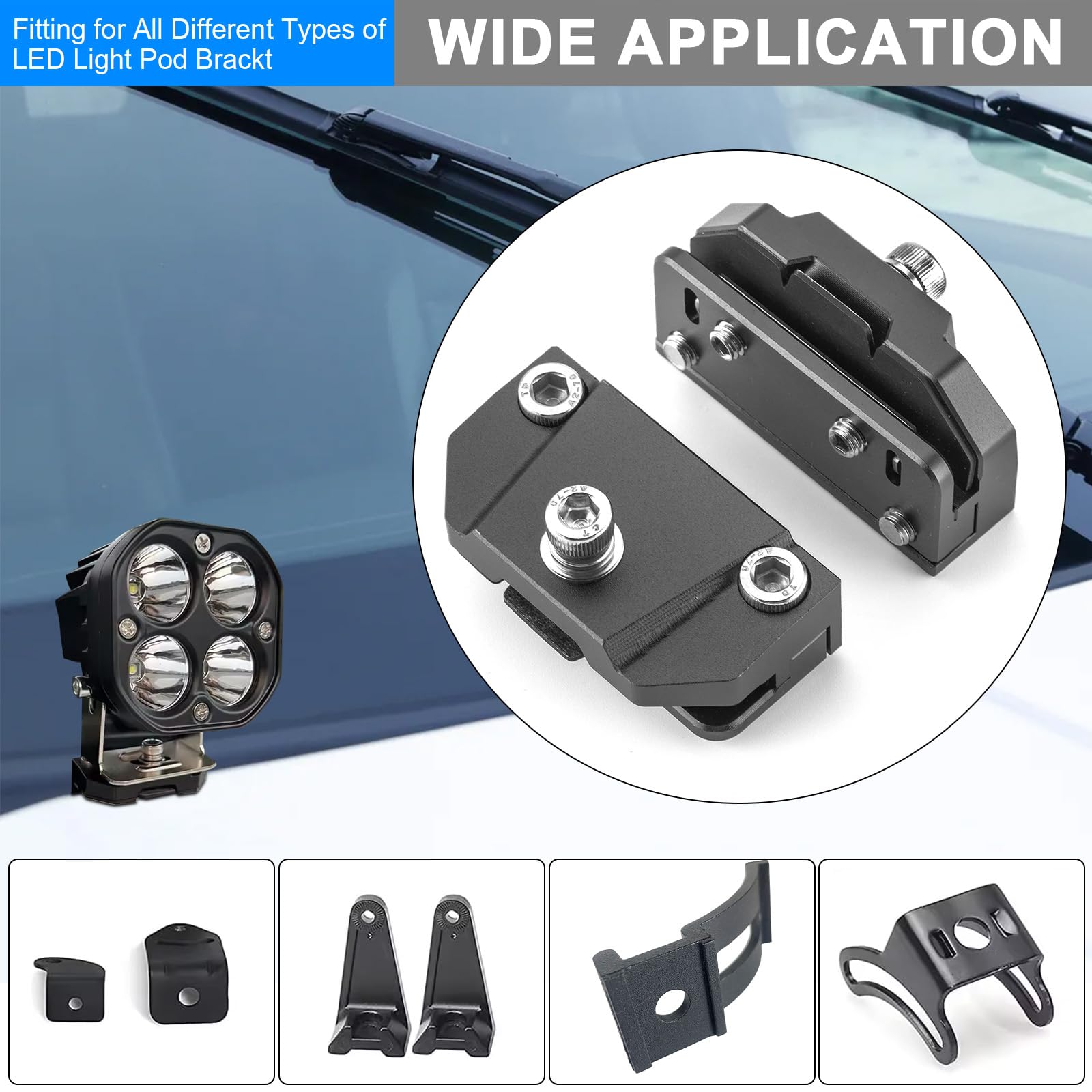 SKUNTUGUANG aluminum alloy pillar mount resists corrosion in rugged conditions.