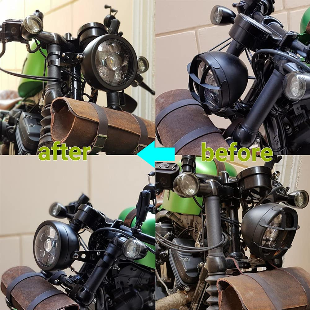 Fork-tube fit 32-40mm preview for easy installation.