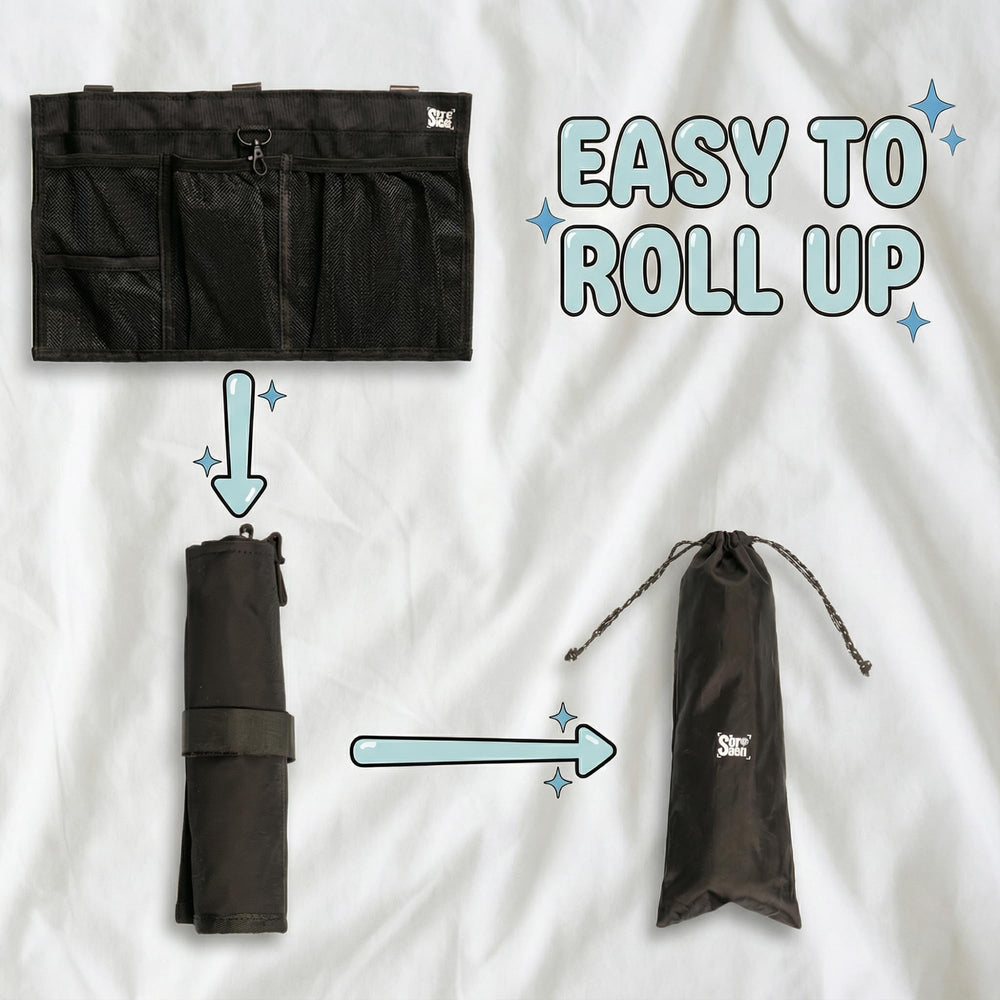 SKY STASH universal clip compatibility fits most seat pockets