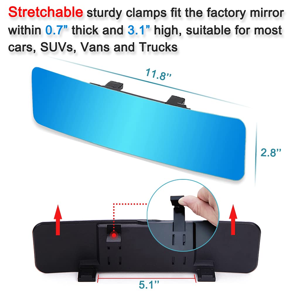 SkycropHD panoramic design provides practical view for SUVs and trucks.