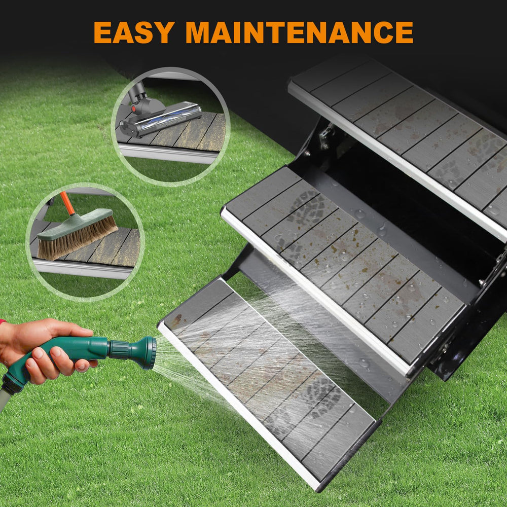 Easy peel-and-stick installation requires no tools