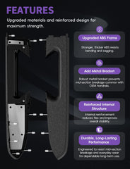 Skylarion armrest with precise fit demonstrates snug, vibration-free mounting.