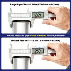 SKYMIRO 304 stainless steel clamp detail highlighting corrosion resistance.