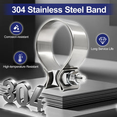 Skymiro 360 degree seal for leak free exhaust connections.