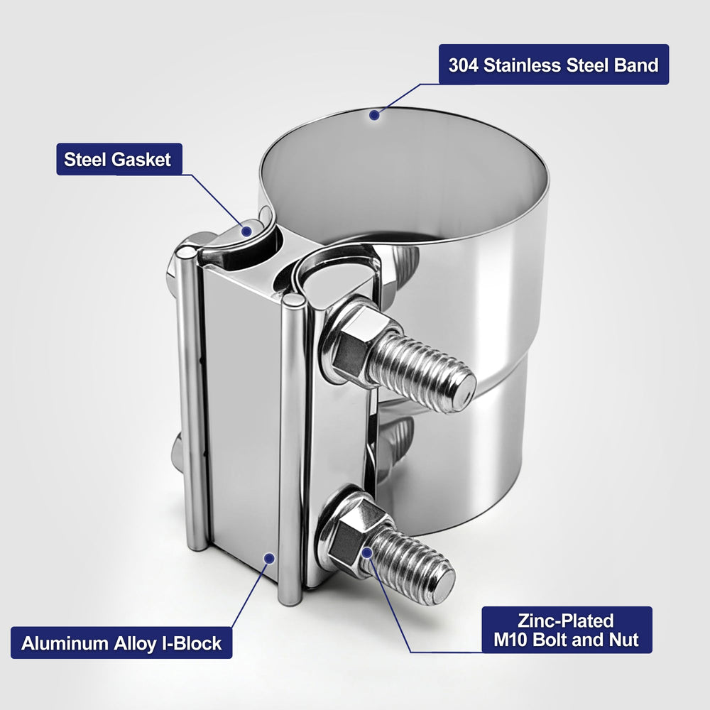 SKYMIRO catalytic converter clamp fits many exhaust systems and offers reliability.