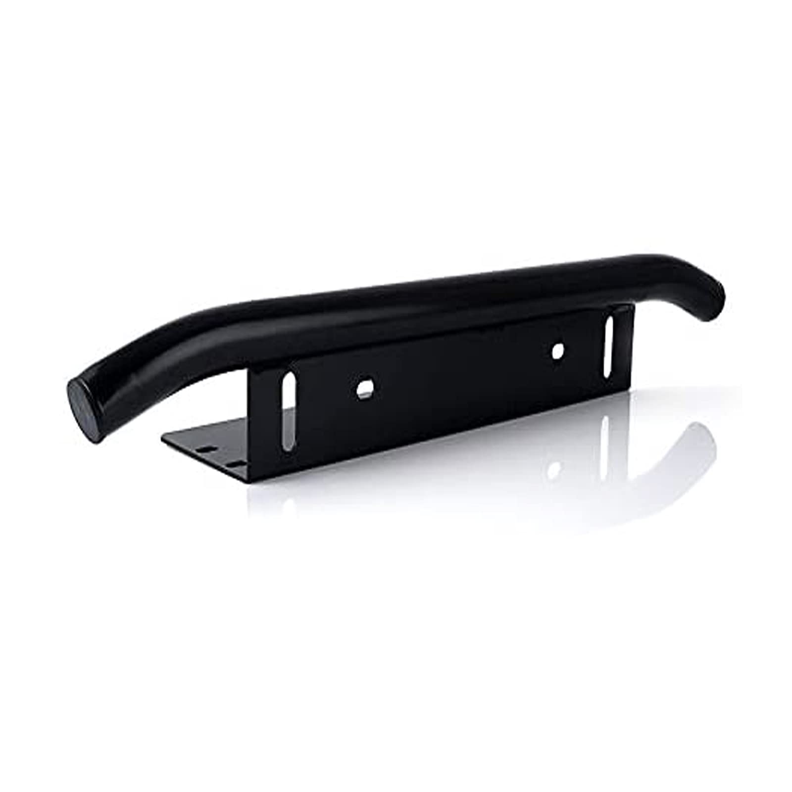 SKYWORLD bull bar 22-8 inch front bumper in black finish enhances rugged look and protection.