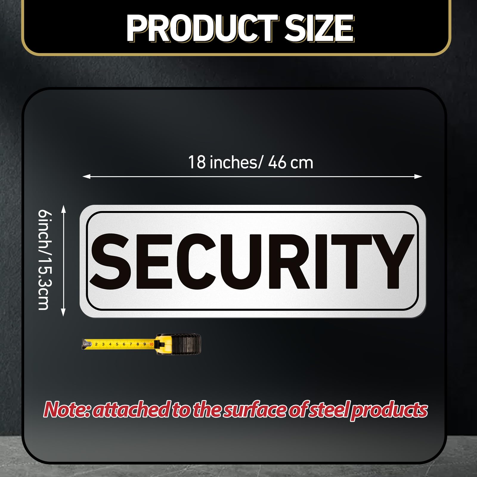 Skyygemm reflective vehicle magnet sign highlights visibility in low light.