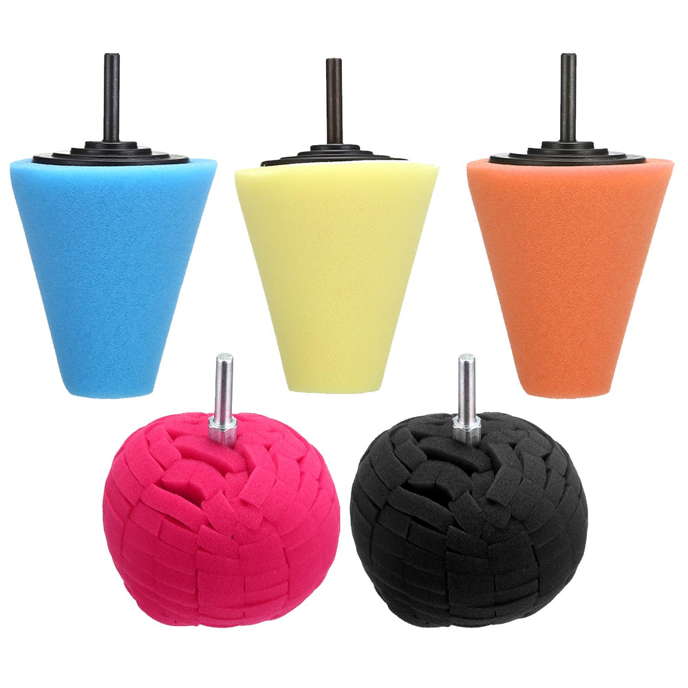 SLTG2020 aluminum polishing kit with foam balls for fast, even dull wheel restoration.