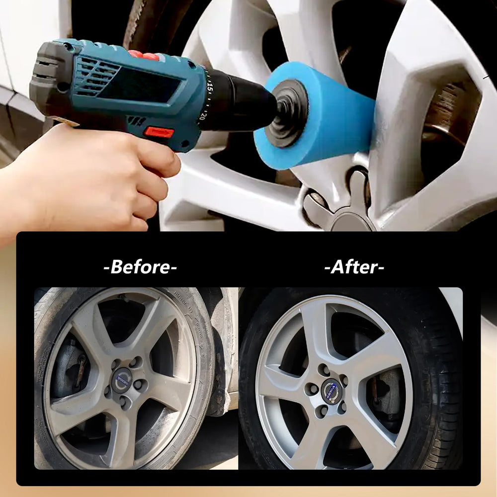 SLTG2020 dense foam polishing wheels resist tearing during repeated use.