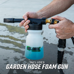 Slick Products foam suds on a vehicle during washing