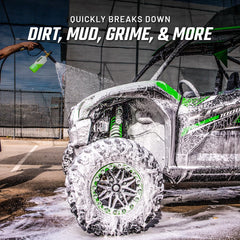 Slick Products Total Off-Road Wash shows a foam cannon-ready setup for efficient washing.